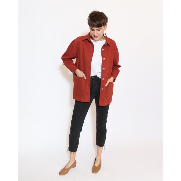 L.F. Markey Jackets & Blazers - LF Markey Puff Sleeve Chore Coat // Tobacco